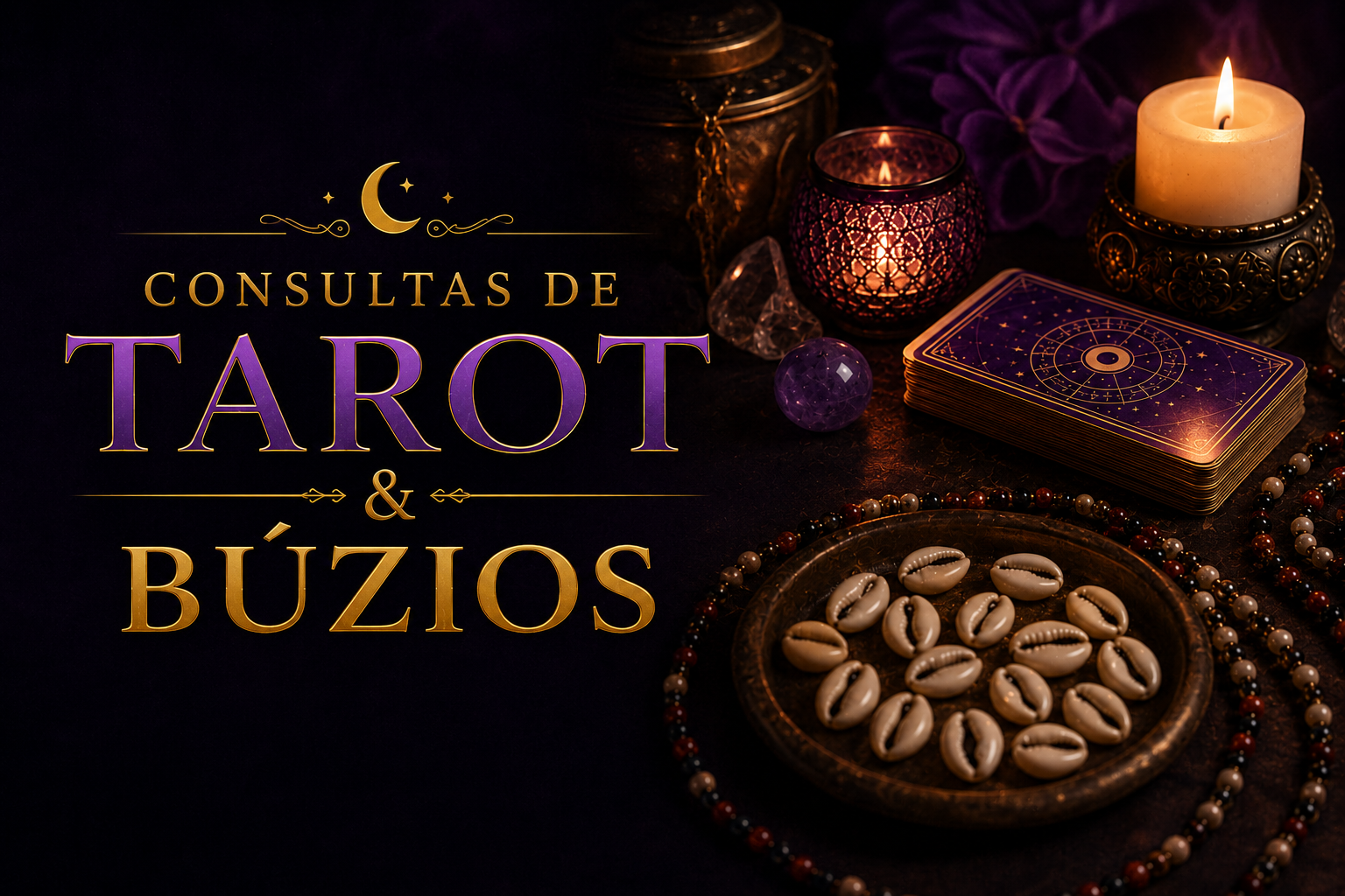 Consulta de Tarot e Búzios